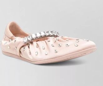 Jimmy Choo London leather ballerina shoes