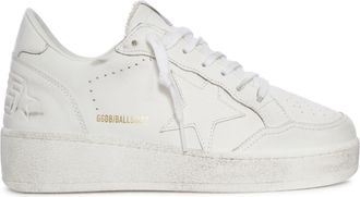 Golden Goose BALL STAR SNEAKERS WITH STAR AND WHITE LEATHER HEEL TAB - Golden Goose Deluxe Brand - Man