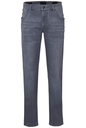 Bugatti Stoffhose BUGATTI, Herren, Gr. 35, L&auml;nge 30, grau, 73% Baumwolle, 24% Polyester, 3% Elasthan, slim fit, Hosen Stoffhose, mit Flexcity-Ausstattung