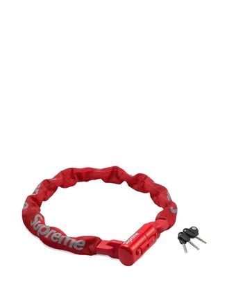 SUPREME Lucchetto a catena Kryptonite Integrated - Rosso