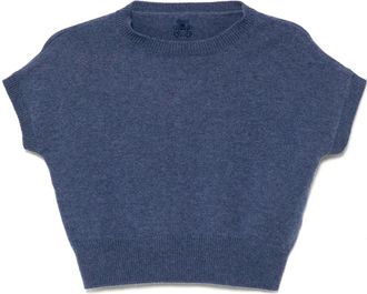 Teddy Cashmere Top Genova - Blu