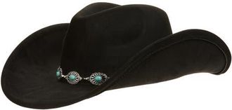 BP. Felted Cowboy Hat in Black - Silver at Nordstrom