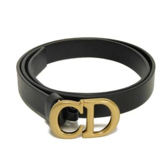Dior Pre-owned Cest Smooth Calfskin Belt - female - Dior Vintage - Vintage Belts - Black - ONE SIZE - Pre-owned