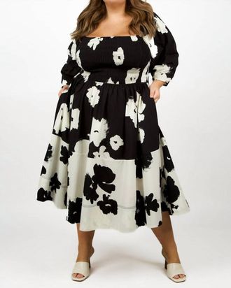 Tanya Taylor Karena Dress In Black/white
