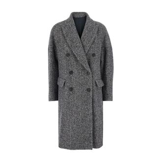 Brunello Cucinelli Mujer, Abrigos, Gris, Talla: XS