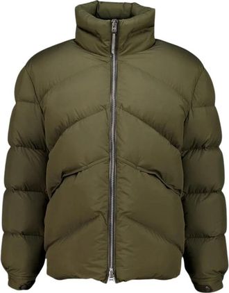 Tom Ford Microfiber Donsjas - Heren - Winterjassen - Groen - L - Jassen