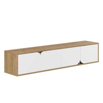 Decortie Mueble Tv Spark 180 Cm Roble Blanco