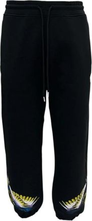 Marcelo Burlon Slim Fit Broeken - Heren - Sweatpants - Zwart - L - Broeken