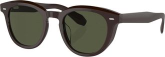 Oliver Peoples Sunglasses, unisex, Brown, Size: 48 MM N.05 Sun Sunglasses