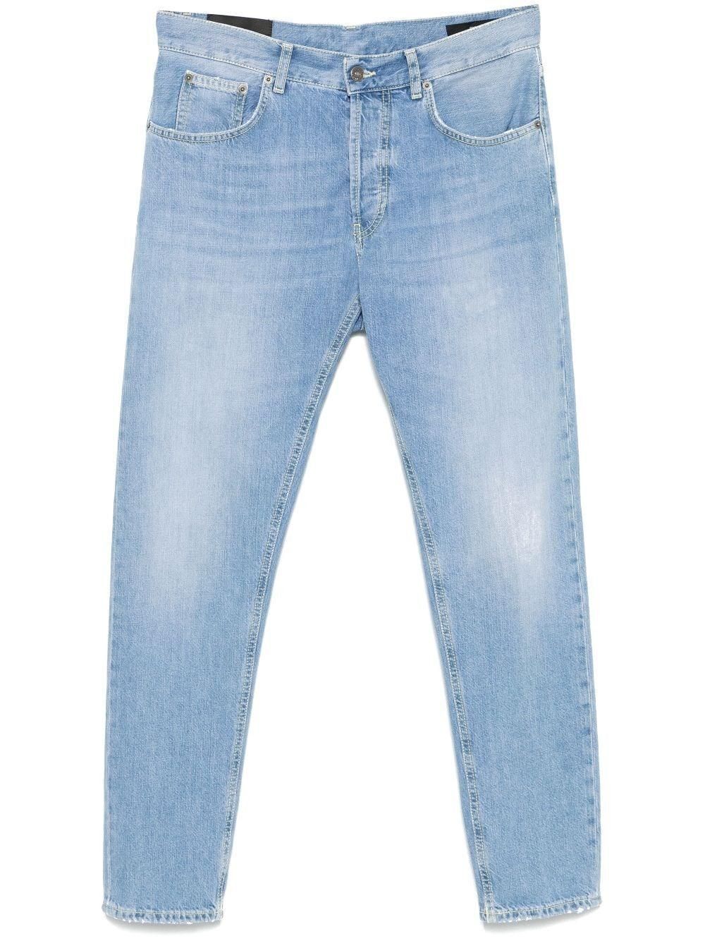 デニム・ジーパン DONDUP Women Straight Pants IDP777DF0283HX5DD800 BLUE Dondup straight-leg jeans - women - Cotton - 31 - Blue from