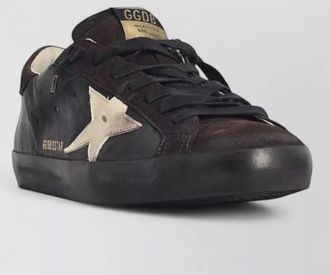 Golden Goose superstar lace up nappa leather sneakers