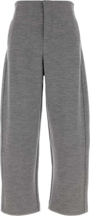 Max Mara Grey Wool Blend Ebrien Pant