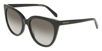 Ferragamo SF2101S 001 Womens Sunglasses Black Size 56