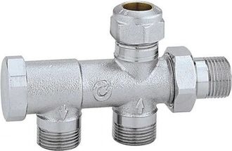 Caleffi Grifo Monotubo, Distancia Entre Centros 40 Mm, Con Conexi&oacute;n Para Tubo &Oslash; 15 Mm Caleffi 328400