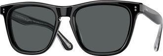 Oliver Peoples OV5449SU Lynes Sun Polarized 1005P2 Mens Sunglasses Black Size 55