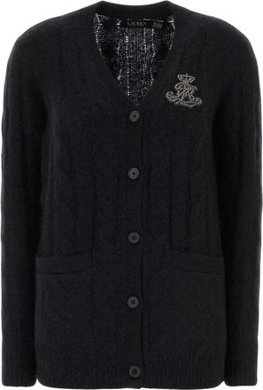 Ralph Lauren Gebreide Cardigan - Dames - Vesten - Zwart - M - Truien & Vesten