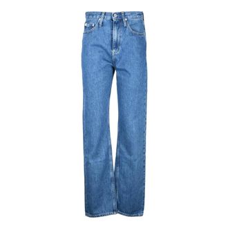 Calvin Klein Jeans Dames, Jeans, Blauw, Maat: W26 Katoen