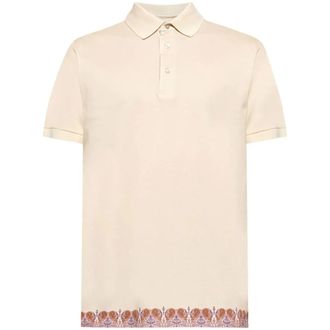 Etro Hombre, Camisetas, Beige, Talla: S