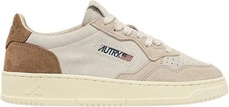 Autry Sneakers, female, Multicolor, 5 UK, Medalist Trainers in Soft Suede and Nubuck