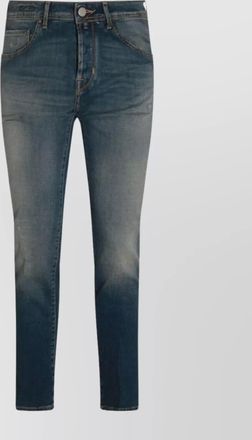 Jacob Cohen straight five-pocket trousers featuring belt loops