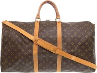 Louis Vuitton Pre-owned Weekendtas - unisex - Vintage Weekendtas - Bruin - ONE Size - Vintage