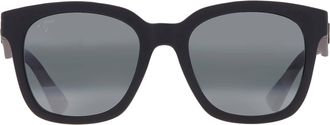 Maui Jim Honua AF Neutral Grey Square Unisex Sunglasses 653-02 55