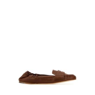 Dsquared2 Loafers, female, Brown, Size: 10 US Caramel Leather Loafers