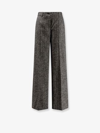Dolce & Gabbana Pantaloni in misto lana a righe - DOLCE & GABBANA - gender_Woman