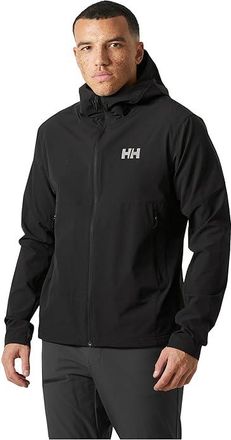 Helly Hansen Softshell Mens Jacket Black : LG, Elastane/Mesh/Polyamide