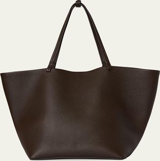 The Row Mens Park XL Leather Tote Bag