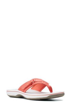 Clarks Breeze Sea Flip Flop Sandal in Bright Cor at Nordstrom Rack, Size 10