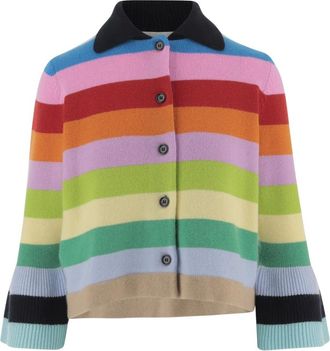 Allude Cashmere Knitwear, female, Multicolor, XS, Cashmere Cardigan