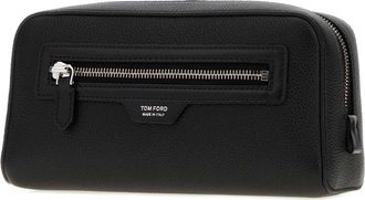Tom Ford Mens Black Leather Beauty Case Clutch