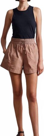 Apiece Apart Trail Short In Deep Khaki