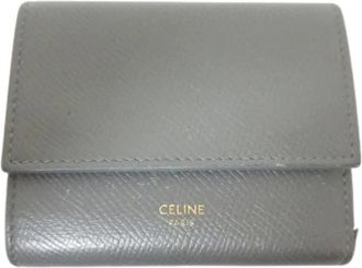Celine Pre-owned Wallets, female, Gray, Size: ONE SIZE Pre-owned Vintage Wallet