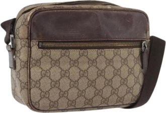 Gucci Pre-owned Vintage Schoudertas - Dames - Vintage Schoudertas - Beige - ONE Size - Leer - Vintage