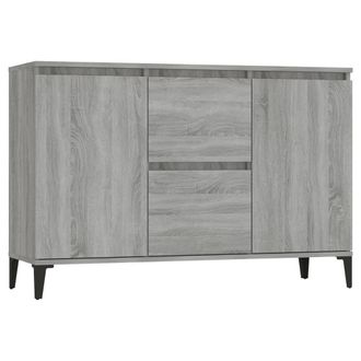 Berkfield Home Sideboard Grey Sonoma 104x35x70 cm Engineered Wood | Size: 104 x 35 x 70 cm
