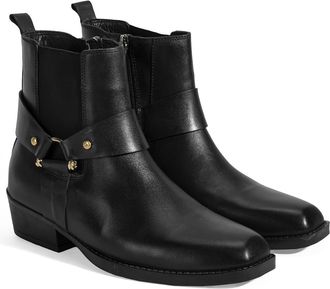 Desa Woman Boots - Leather Upper, Elastic Laces, Flat Heel, Breathable | Black - 36