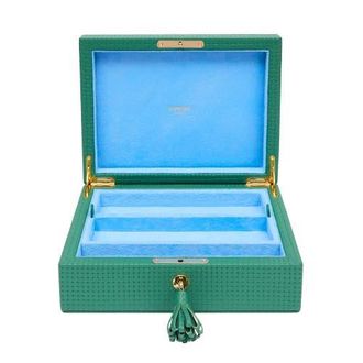 Rapport London Charlotte Jewelry Box in Green at Nordstrom