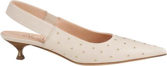 AGL Lenor S Studs Leather Sling Back