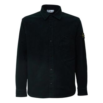Stone Island Overshirt - Heren - Casual Overhemden - Groen - M - Overhemden