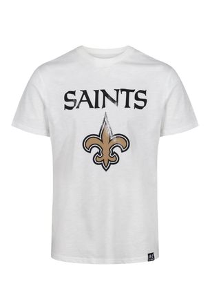 Recovered Clothing New Orleans Saints White NFL Est Ecru T-Shirt