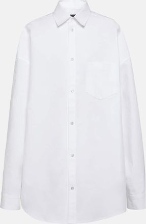 Balenciaga Outerwear oversized cotton poplin shirt