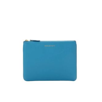 Comme Des Gar&ccedil;ons Big Pouch Classic Line - female - Comme des Gar&ccedil;ons - Clutches - Blue - ONE SIZE - Bags