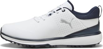 Puma Puma Mens Golf Shoe, Puma White-Puma Silver-deep Navy, 10.5 Wide