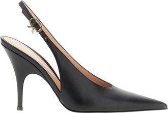 Gianvito Rossi Black Slingback Pumps