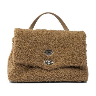 Zanellato Handbags, female, Brown, Size: ONE SIZE Brown Handbag Postina Dolly Style