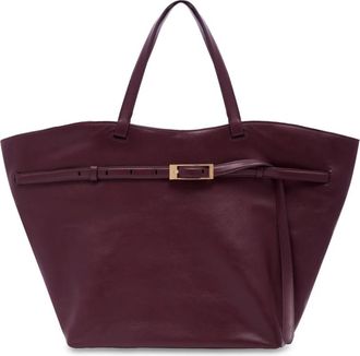 Anine Bing Elly Small Tote - Dames - Shoppers - Rood - ONE Size - Leer - Tassen