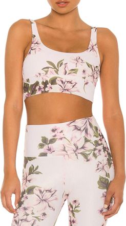 Beach Riot Leah Top In Pink Floral