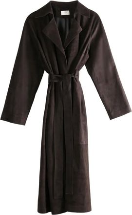 The Row Suède jas - Bruin